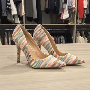 Charles David multi colored pumps